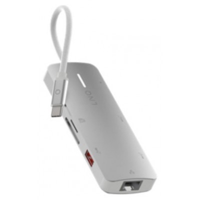 HUB 8 PUERTOS PRO USB-C 140W GRIS LINQ (Espera 4 dias) en Huesoi