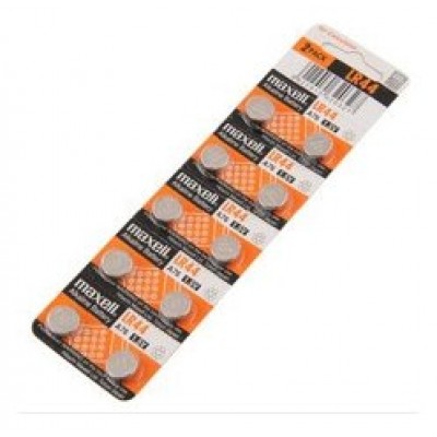 PILAS LR44 MAXELL LR0044-B10 1.5V BLISTER 10 UNIDADES en Huesoi