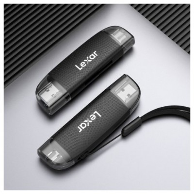 LEXAR DUAL SLOT USB-A/C  MICROSD CARD USB 3.1 READER, SUPPORTS MICROSD AND SD CARDS (Espera 4 dias) en Huesoi