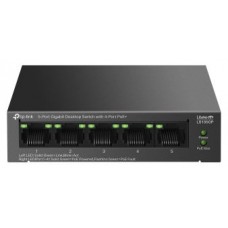 SWITCH NO GESTIONABLE TP-LINK LS105GP LITEWAVE 5P GIGA en Huesoi
