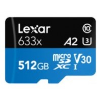 Lexar 633x 512 GB MicroSDXC UHS-I Clase 10 (Espera 4 dias) en Huesoi