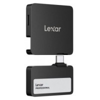 LEXAR PROFESSIONAL GO EXTERNAL PORTABLE SSD 2TB,USB3.2 GEN2 UP TO 1050MB/S READ AND 1000MB/S WRITE CON HUB 4-PUERTOS USB TYPE-C Y CERTIFICADO IP65 (Espera 4 dias) en Huesoi