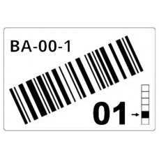 BROTHER Caja de 1 rollo de etiquetas precortadas para estanterias y estanterias paletizadas de 90 x 110 mm. Blanco, para codigos de barras - 260 etiquetas/rollo en Huesoi