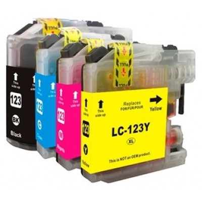 TINTA BROTHER  LC121BK/123BK DCPJ4110 COMP NEGRO en Huesoi
