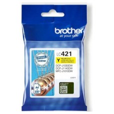 TINTA BROTHER LC421Y MFC-J1010DW/1050DW COMP AMARILLA en Huesoi