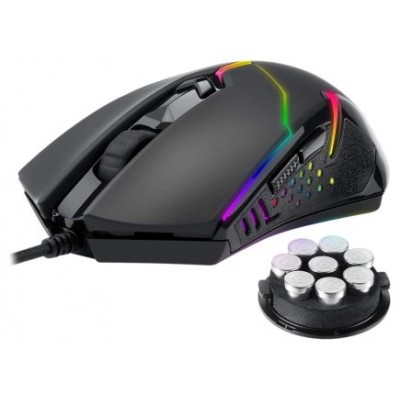 Redragon - CENTROPHORUS Raton Gaming Negro en Huesoi