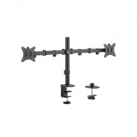 ADJUSTABLE DESK 2DISPLAY MOUNTING ARM ROTATE TILT SWIVEL 17""-32""? UP TO 9 KG en Huesoi