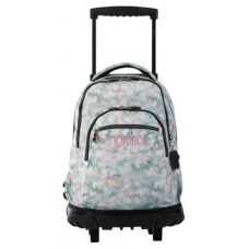 MOCHILA ESCOLAR CON RUEDAS CORAZONES PASTEL TOTTO MA03ECO006-2311P-4HX (Espera 4 dias) en Huesoi