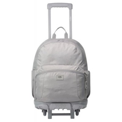 MOCHILA ESCOLAR CON RUEDAS COLOR GRIS - TRIK TOTTO MA03TKI003-23100-G78 (Espera 4 dias) en Huesoi