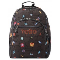 MOCHILA ESCOLAR ESTAMPADO VIDEOJUEGO - CRAYOLES TOTTO MA04ECO029-2210N-3Y7 (Espera 4 dias) en Huesoi