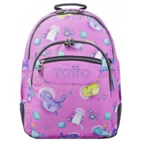 MOCHILA ESCOLAR GATOS ASTRONAUTAS TOTTO MA04ECO029-2310N-9I9 (Espera 4 dias) en Huesoi