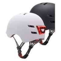 CASCO YOUIN HOMOLOGADO COLOR BLANCO TALLA M CON LED en Huesoi