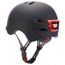 YOUIN CASCO CON LED TRASTERO Y MANDO BLUETOOTH – L NEGRO (Espera 4 dias) en Huesoi