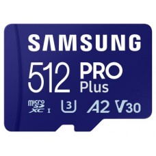 MICRO SD 512 GB PRO PLUS 1 ADAP. CLASS 10 SAMSUNG (Espera 4 dias) en Huesoi