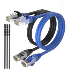 Cable + 1 GRATIS Ethernet CAT6 RJ45 24AWG 1m + 15 Bridas Max Connection (Espera 2 dias) en Huesoi