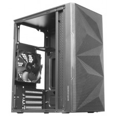 CAJA MICROATX GAMING MARS GAMING MC-1500 BLACK FRONTAL en Huesoi