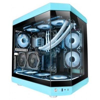 CAJA SEMITORRE ATX MC3T AZUL MARS GAMING (Espera 4 dias) en Huesoi