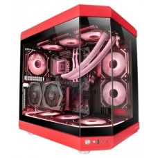 CAJA ATX SEMITORRE GAMING MARS GAMING MC3T COLOR ROJO en Huesoi