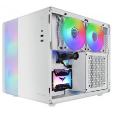 CAJA MICROATX CUBE GAMING MARS GAMING MC400 WHITE en Huesoi