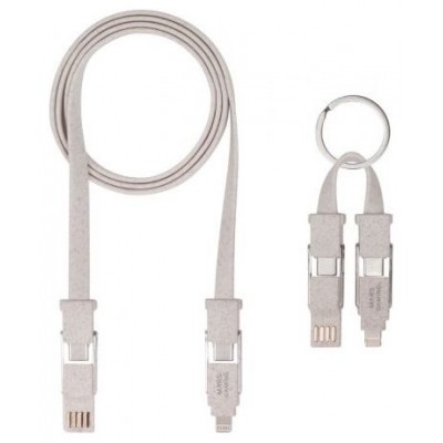 PACK 2x CABLE ECOLOGICO MARS GAMING MCA-ECO 1x1M en Huesoi