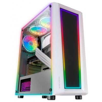 CAJA ATX SEMITORRE GAMING MARS GAMING MC-ART WHITE en Huesoi