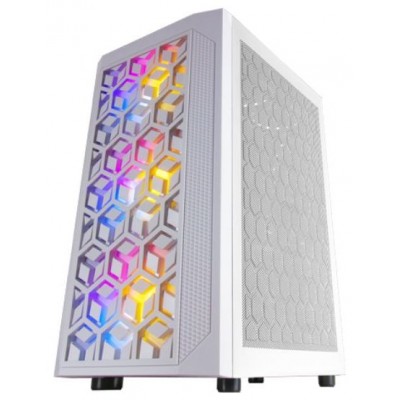 CAJA MICROATX GAMING MARS GAMING MCMESH WHITE en Huesoi