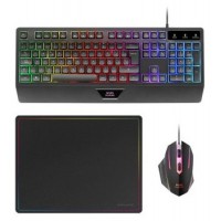 TECLADO MOUSE Y ALFOMBRILLA MARS GAMING MCP124 FRANCES en Huesoi