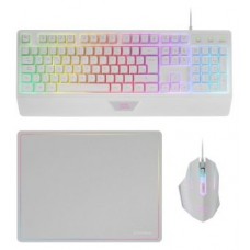 TECLADO MOUSE Y ALFOMBRILLA MARS GAMING MCP124WFR en Huesoi