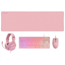 TECLADO MOUSE HEADSET Y ALFOMBRILLA MARS GAMING en Huesoi