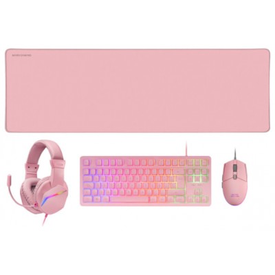TECLADO MOUSE HEADSET Y ALFOMBRILLA MARS GAMING en Huesoi