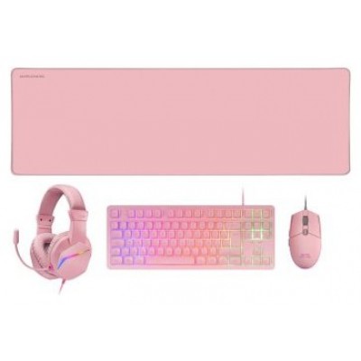 TECLADO MOUSE HEADSET Y ALFOMBRILLA MARS GAMING en Huesoi