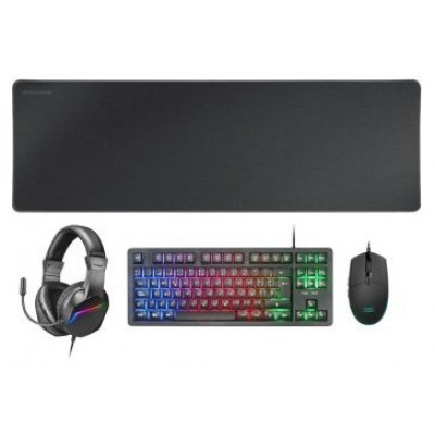 TECLADO MOUSE HEADSET Y ALFOMBRILLA MARS GAMING en Huesoi