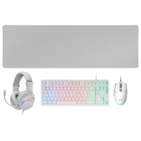 TECLADO MOUSE HEADSET Y ALFOMBRILLA MARS GAMING en Huesoi