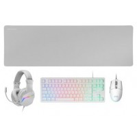 TECLADO MOUSE HEADSET Y ALFOMBRILLA MARS GAMING en Huesoi
