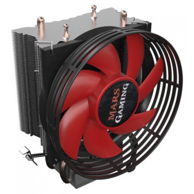MARSGAMING MCPU117 120W CPU COOLER  INTEL LGA775/1150/1155/1156 AMD FM1/AM2/AM2+/AM3/AM3+/AM4/FM2/FM2+-  9cm ULTRASILENT PWM FAN, 2 DIRECT-CONTACT HEATPIPES (Espera 4 dias) en Huesoi