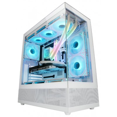 CAJA ATX SEMITORRE MARS GAMING MC-SET WHITE FRONTAL en Huesoi