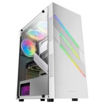 CAJA ATX SEMITORRE GAMING MARS GAMING MC-U3 WHITE XL en Huesoi