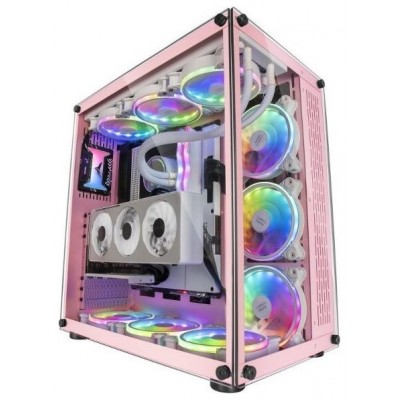 CAJA TORRE E-ATX XXL MCV4 ROSA MARS GAMING (Espera 4 dias) en Huesoi