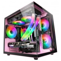 CAJA MICROATX CUBE GAMING MARS GAMING MC-VIEW en Huesoi