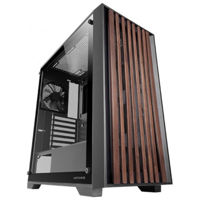 CAJA ATX SEMITORRE MARS GAMING MCWOODC FRONTAL MADERA en Huesoi