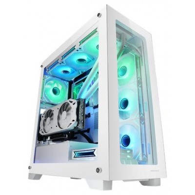 CAJA E-ATX TORRE GAMING MARS GAMING MCXPW BLANCA DOBLE en Huesoi