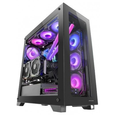 CAJA E-ATX TORRE GAMING MARS GAMING MCXP NEGRA DOBLE en Huesoi