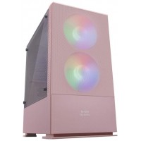 Mars Gaming Caja MCZ PREMIUM M-ATX 2X FRGB Rosa en Huesoi