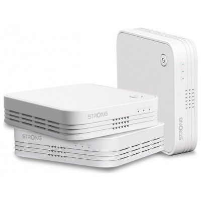 Strong WI-FI MESH HOME TRIO PACK 1200 Doble banda (2,4 GHz / 5 GHz) Wi-Fi 5 (802.11ac) Blanco 3 Interno (Espera 4 dias) en Huesoi