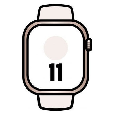APPLE WATCH SERIES 11 CAJA ORO ROSA GPS 46mm CORREA ROSA S/M (Espera 4 dias) en Huesoi