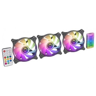 KIT 3xVENTILADOR INTERNO ARGB MARS GAMING MF-3D KIT en Huesoi