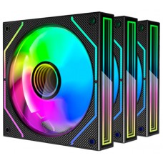KIT 3 VENTILADORES AUXILIAR MF-3D PRO NEGRO MARS GAMING (Espera 4 dias) en Huesoi