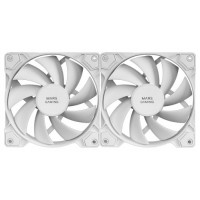 KIT 2xVENTILADOR INTERNO MARS GAMING MF-PWMX2 WHITE en Huesoi