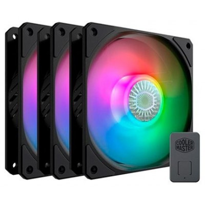 Cooler Master SickleFlow 120 ARGB Carcasa del ordenador Ventilador 12 cm Negro 3 pieza(s) (Espera 4 dias) en Huesoi