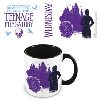 TAZA DESAYUNO COLOR MIÉRCOLES PURGATORIO ADOLESCENTE PYRAMID INTERNATIONAL REDSTRING MGC27840 (Espera 4 dias) en Huesoi